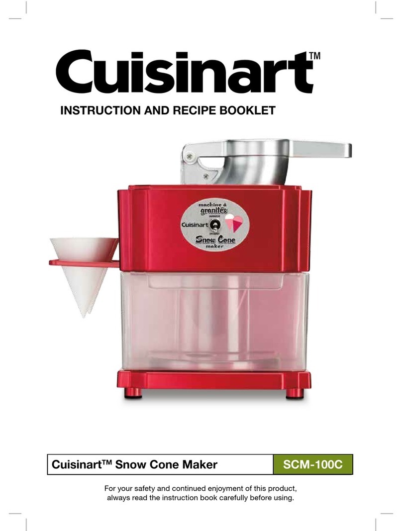 Cuisinart SCM-100C User manual