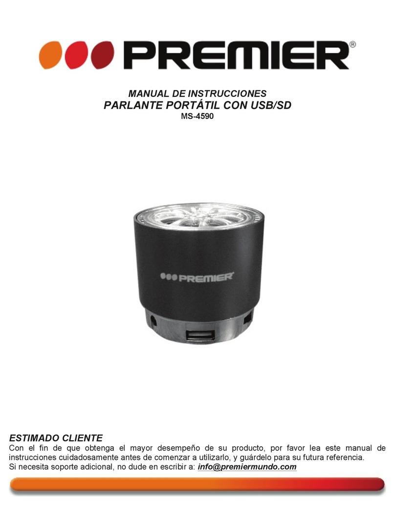 Premier MS-4590 instruction manual