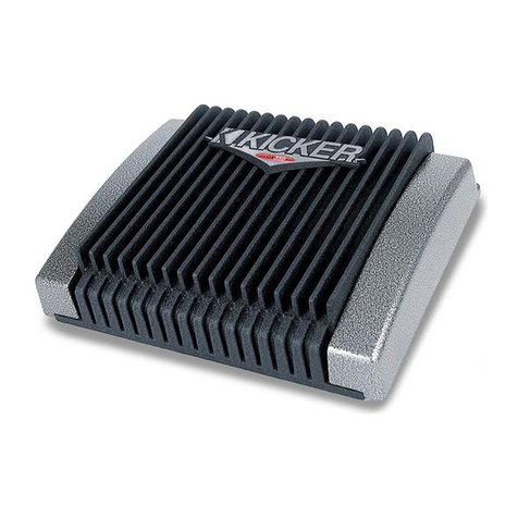 Kicker DX1400 User manual
