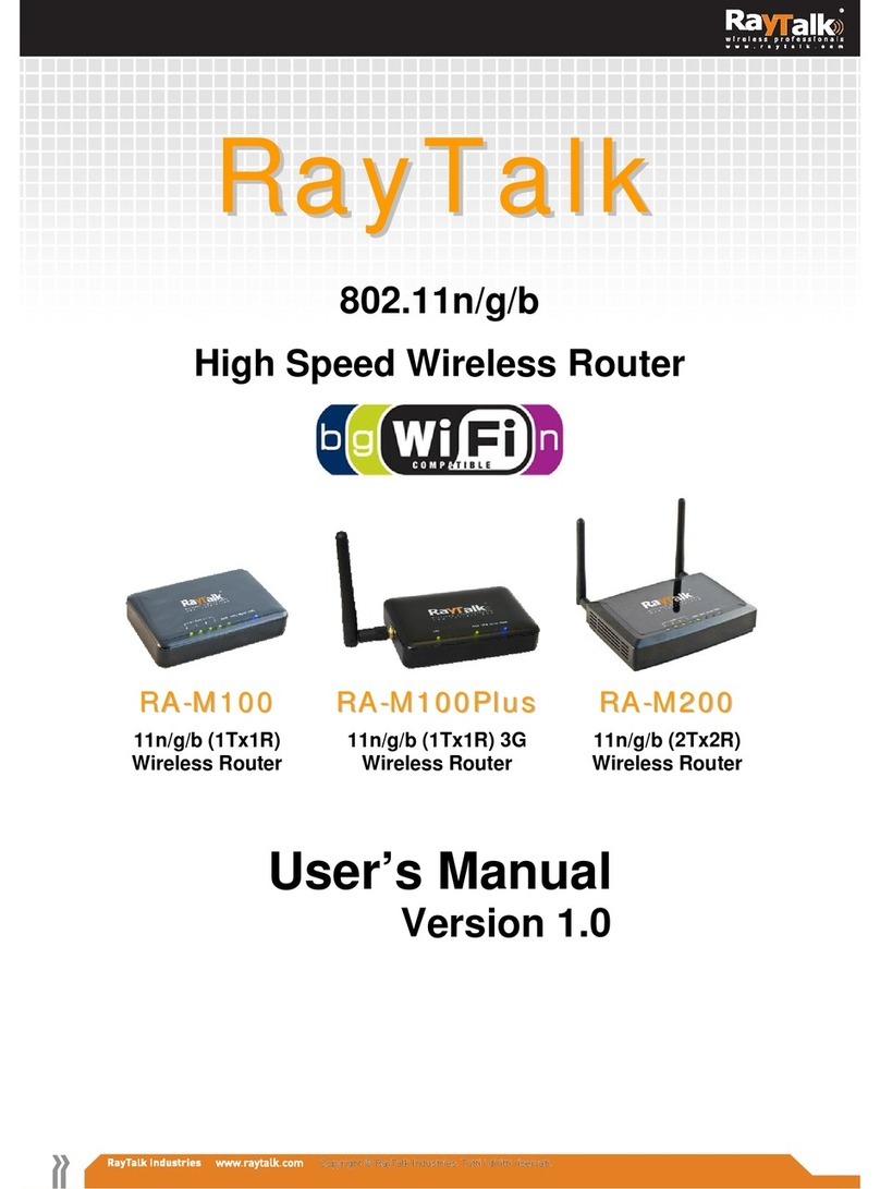 RayTalk RA-M100 user manual RayTalk RA-M100 user manual