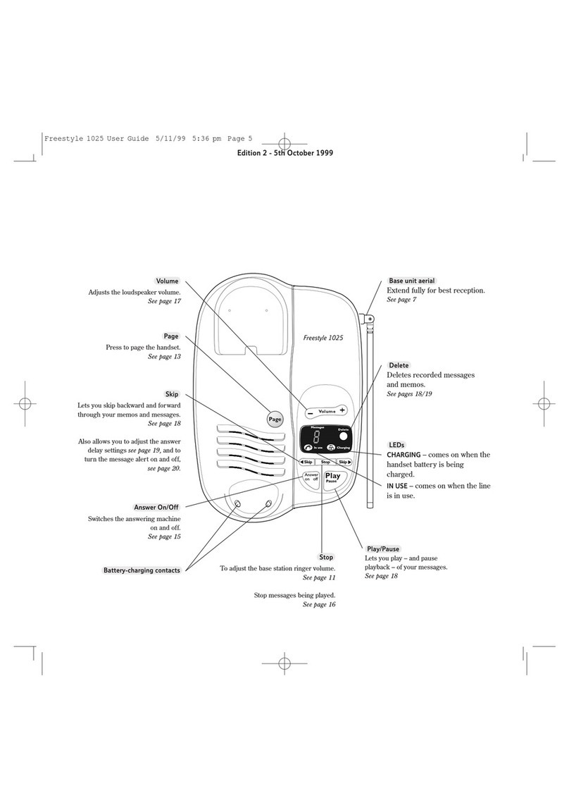 BT Freestyle 1025 User manual