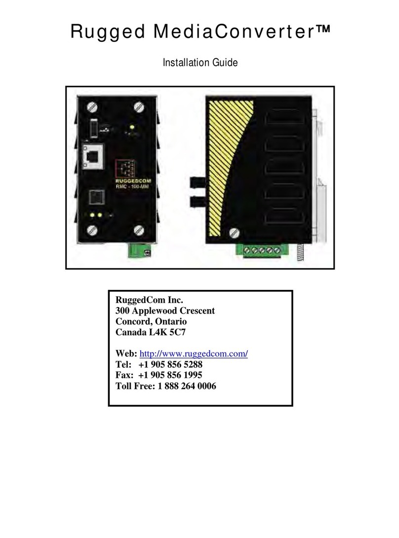 RuggedCom MediaConverter installation guide