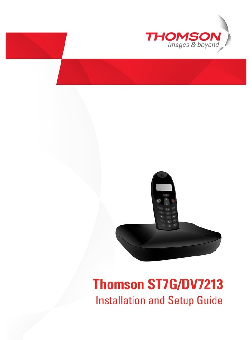 THOMSON ST7G Assembly instructions