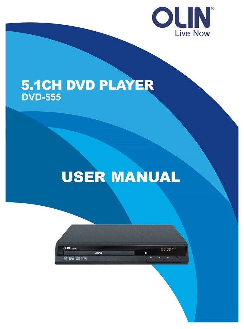 Olin DVD-555 user manual