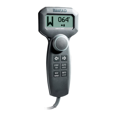 Simrad AP26 User manual Simrad AP26 User manual