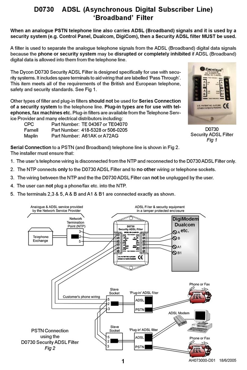 Dycon D0730 instructions