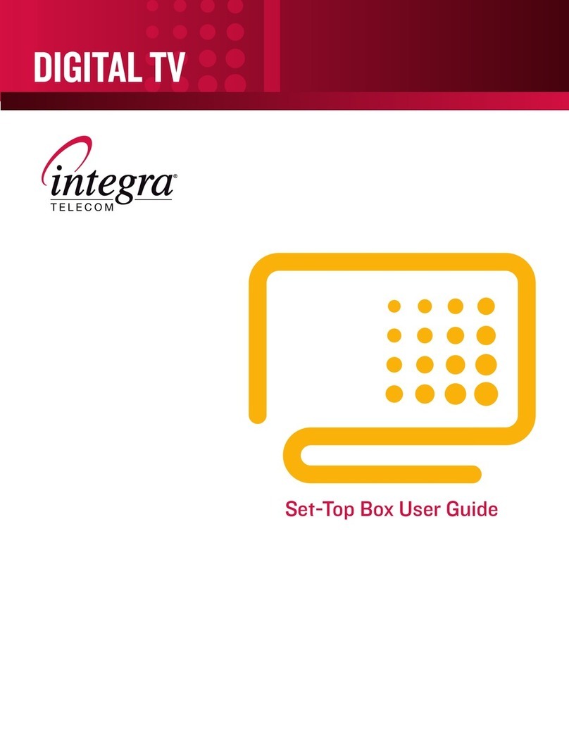 Integra Set-Top Box user guide