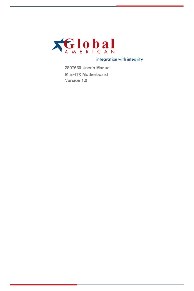 Global American Inc. 2807660 Series user manual