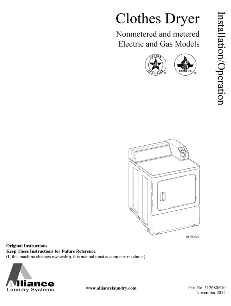 Alliance Laundry Systems D677I_SVG Original operating instructions