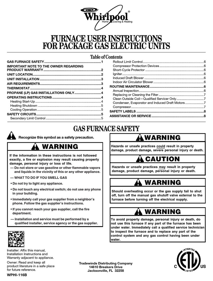 Whirlpool WPHI-116B User instructions