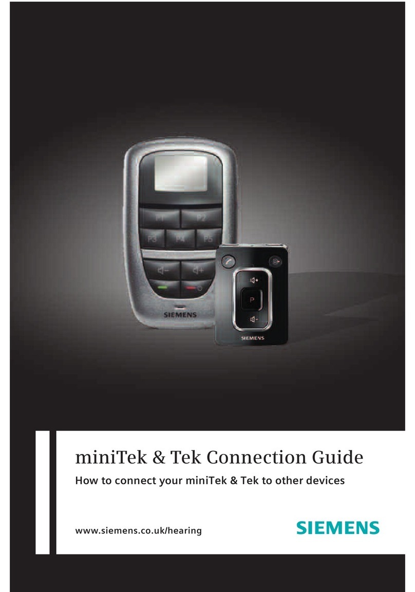 Siemens miniTek Instruction Manual