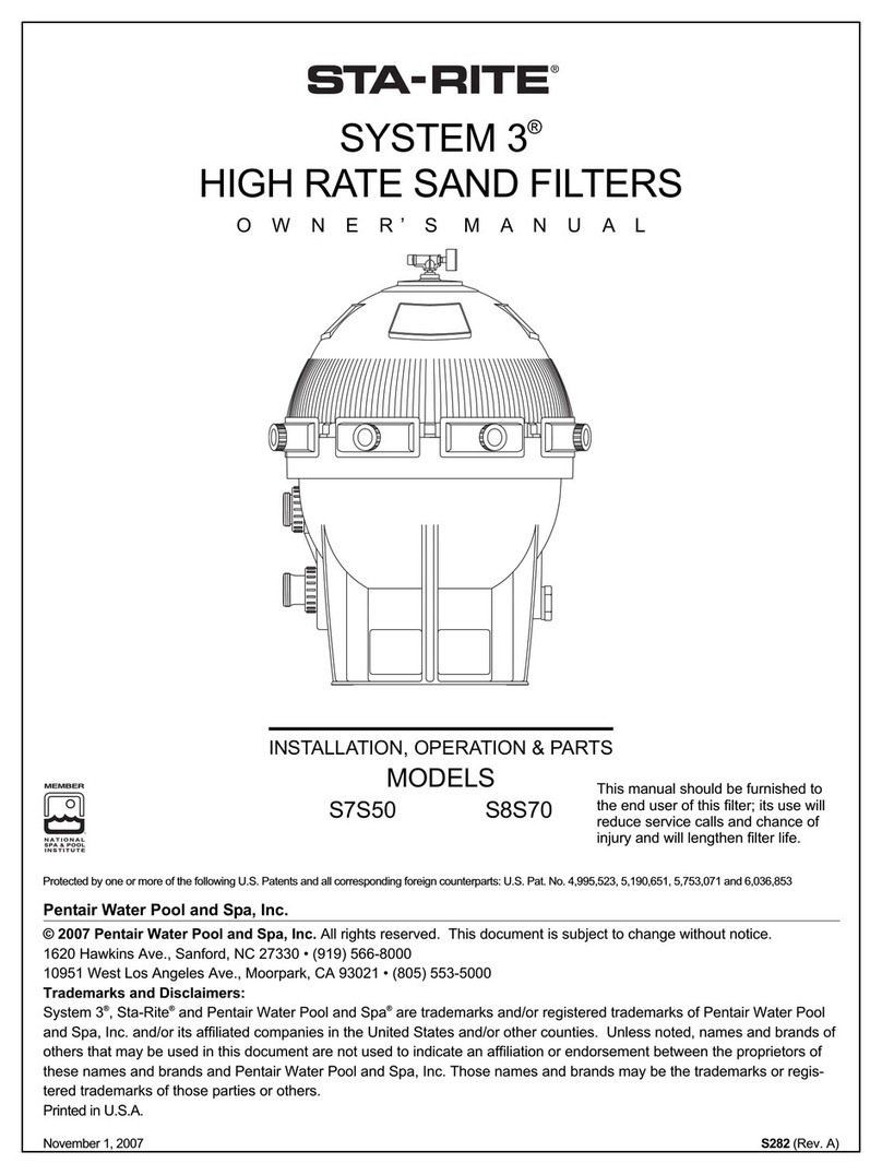 STA-RITE System 3 User manual