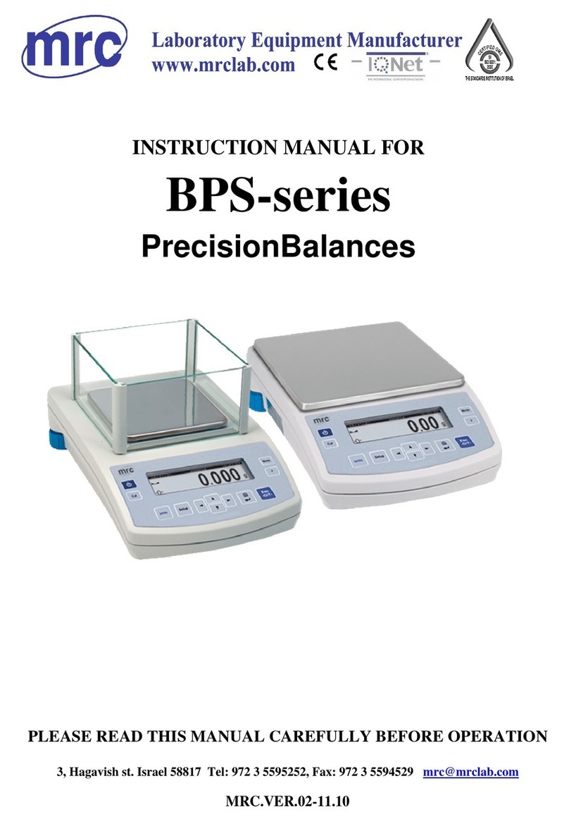 MRC BPS-series instruction manual