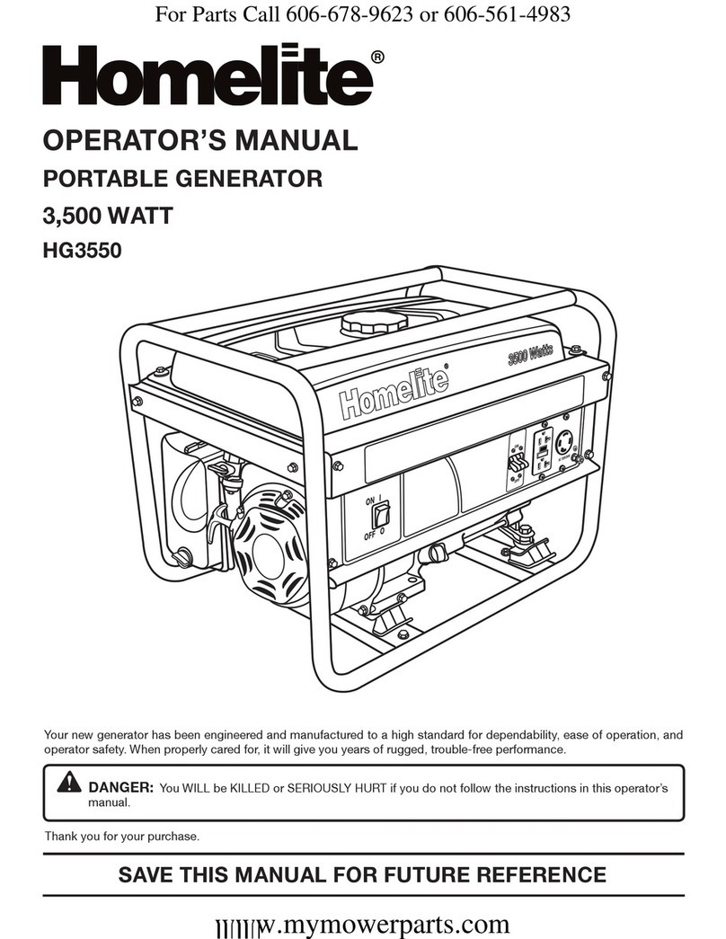 Homelite HG3550 User manual