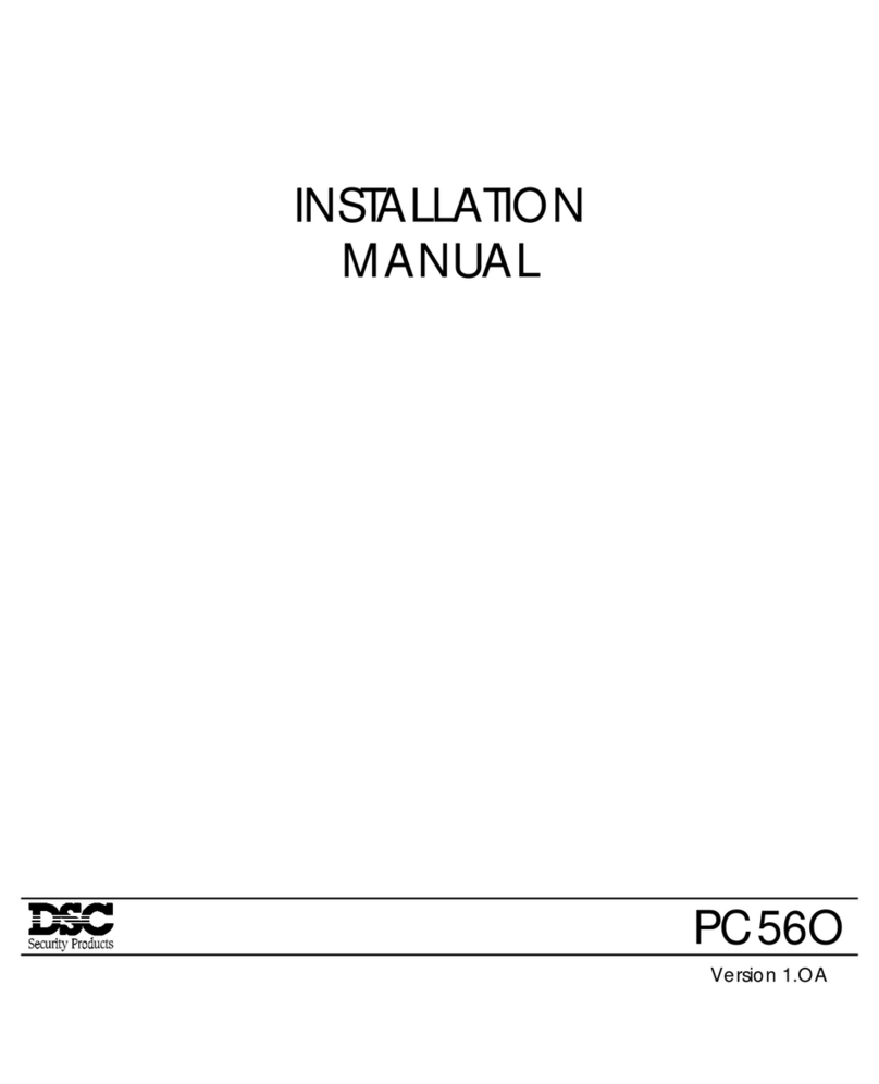 DSC PC560 installation manual