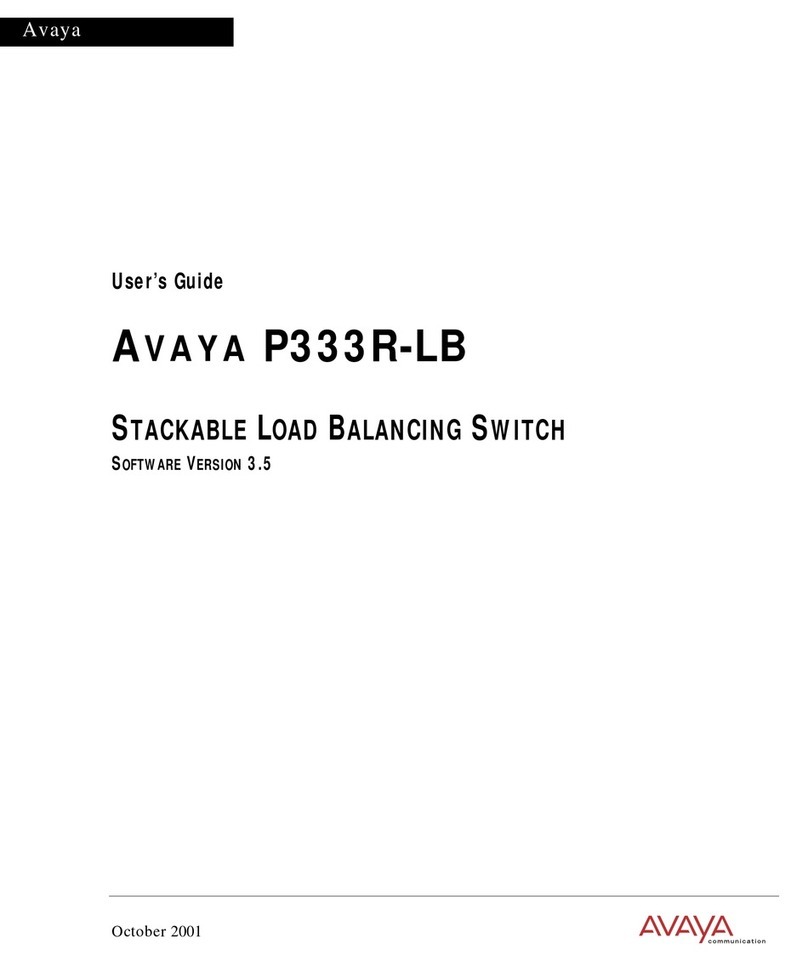 Avaya P333R-LB User manual