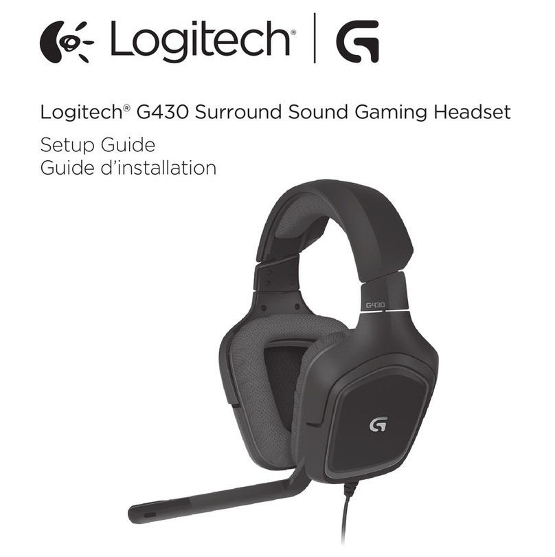 Logitech G430 User manual