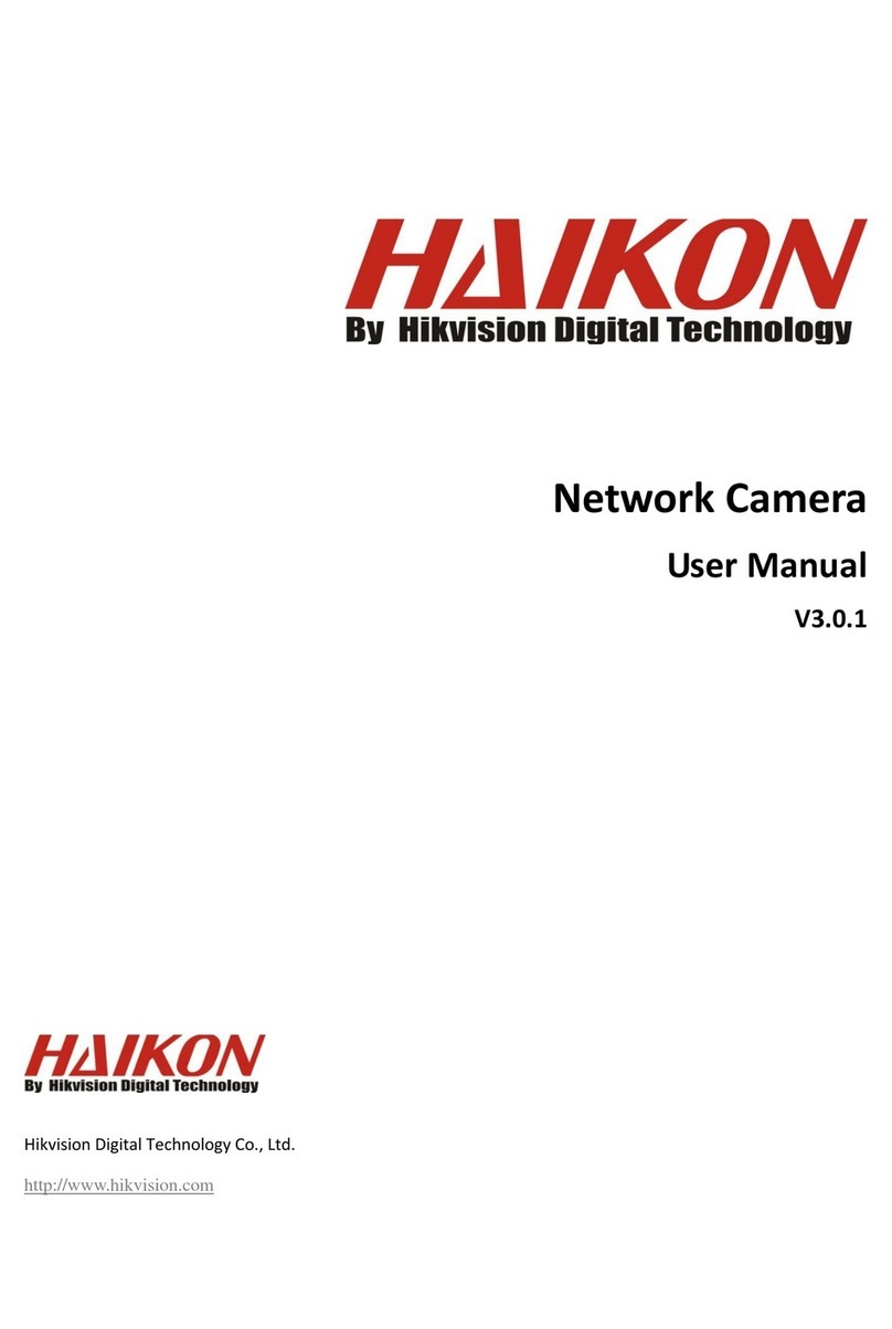 HIK VISION NETWORK CAMERA User manual