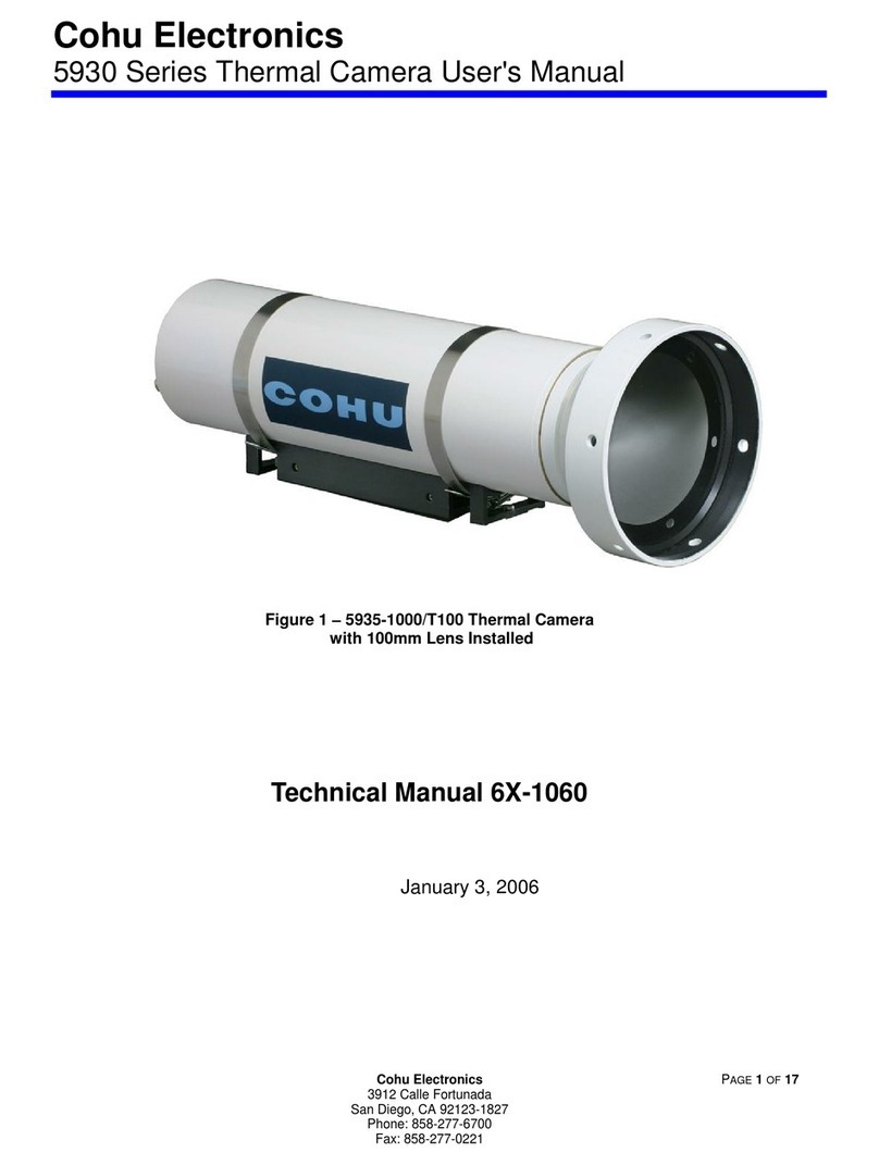 COHU 5935-1000/T100 user manual