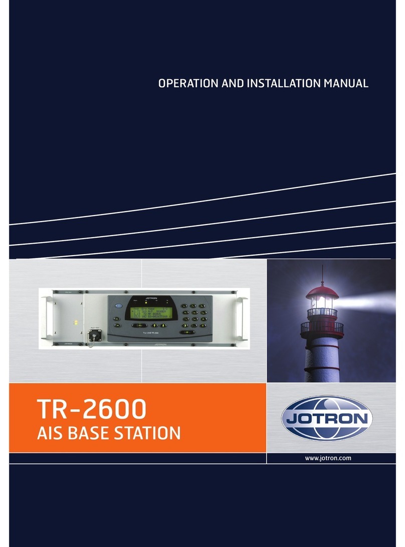 jotron TR-2600 Specification sheet