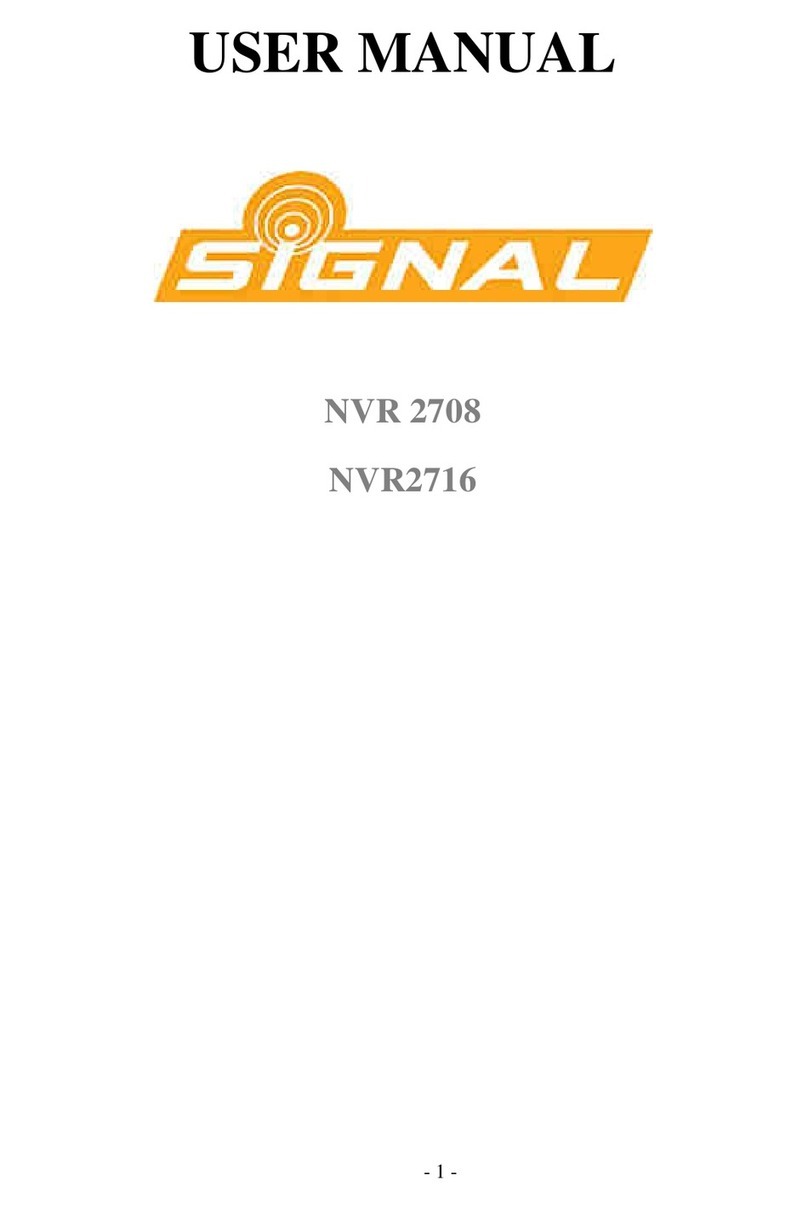 Signal NVR 2708 user manual
