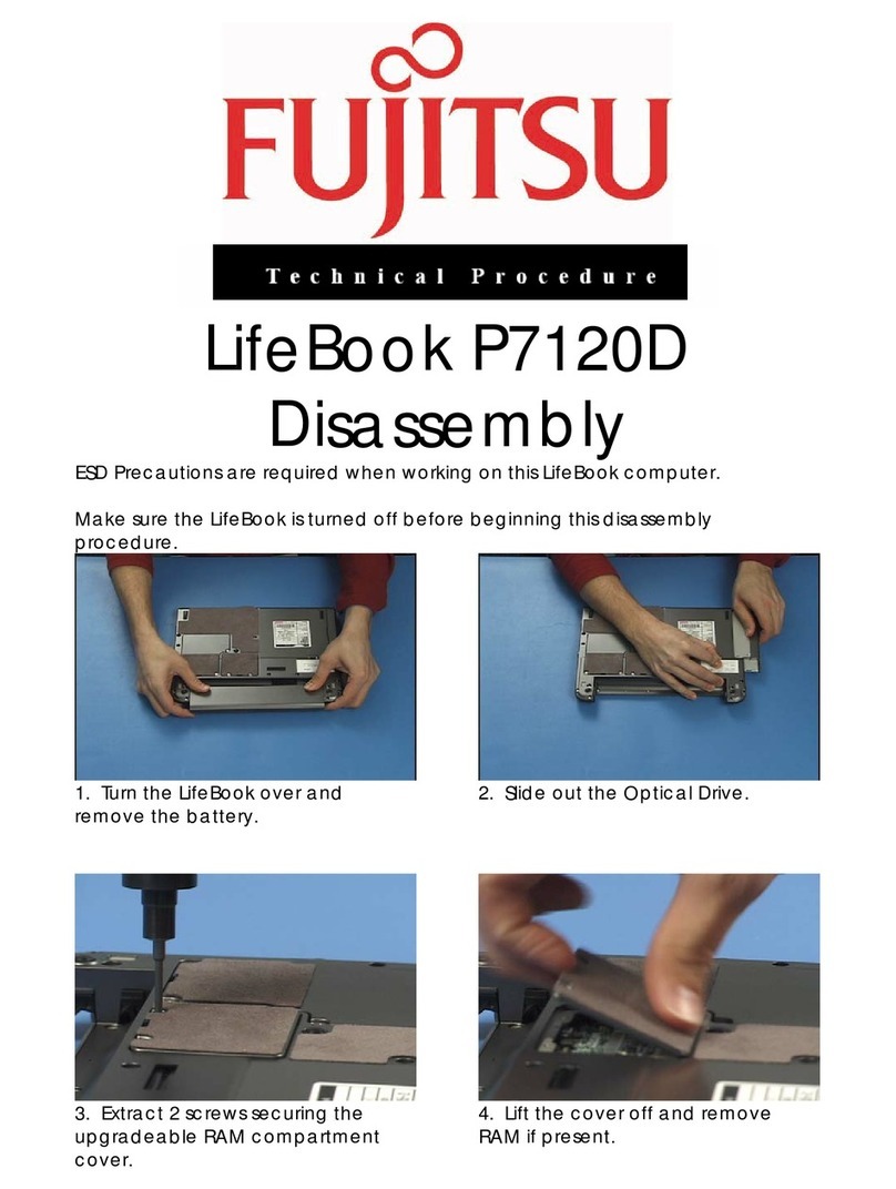 Fujitsu Lifebook P7120D Reference guide