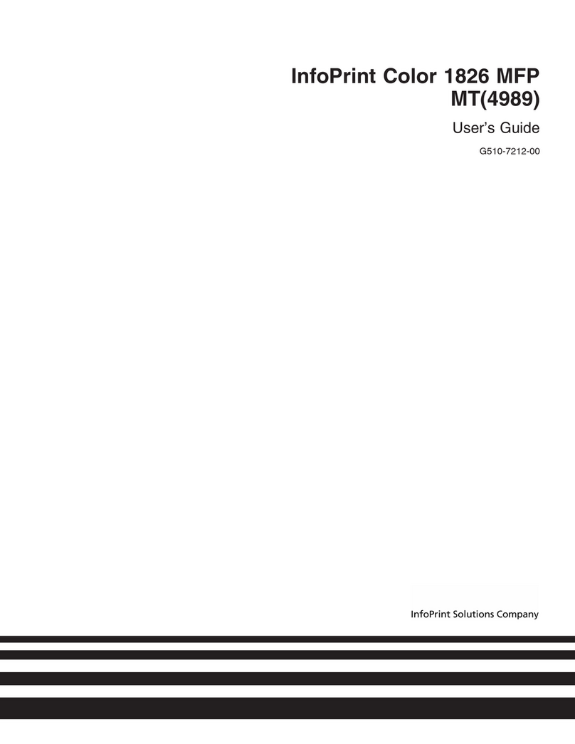 InfoPrint InfoPrint Color 1826 MT(4989) user guide