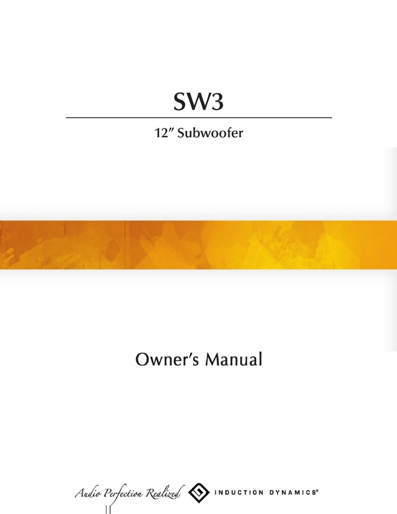 Induction Dynamics SW3 owner's manual