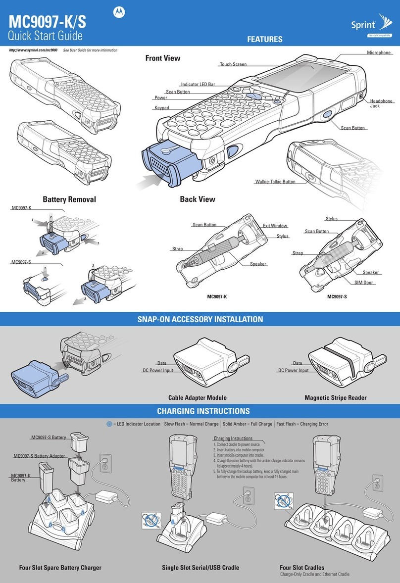 Motorola MC9097-K User manual Motorola MC9097-K User manual