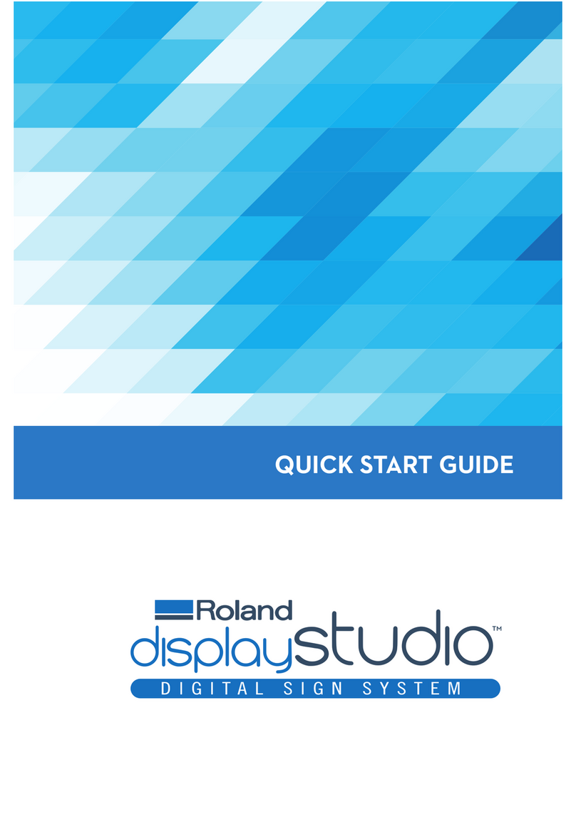 Roland DisplayStudio quick start guide