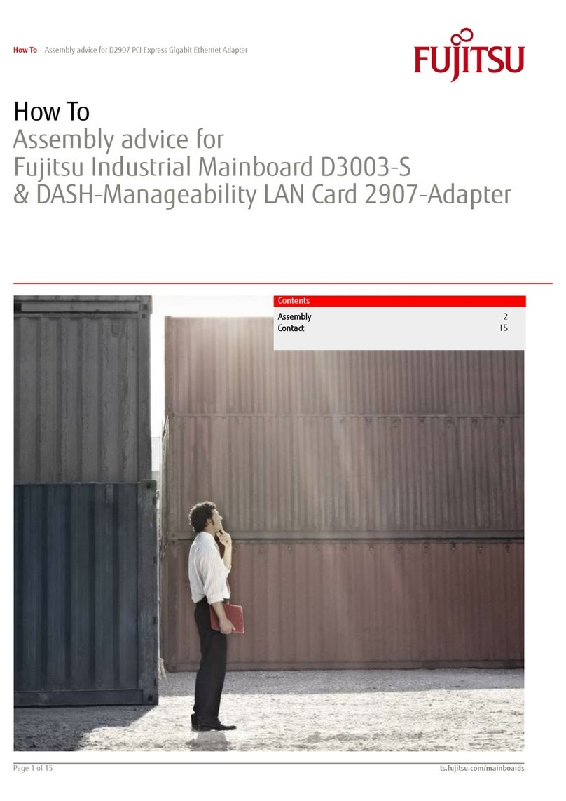 Fujitsu D3003-S User manual