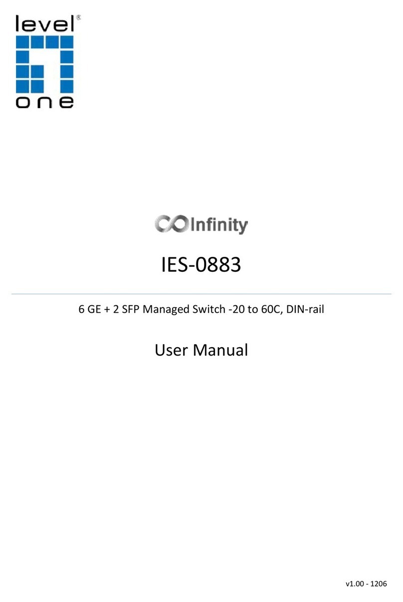 LevelOne IES-0883 user manual