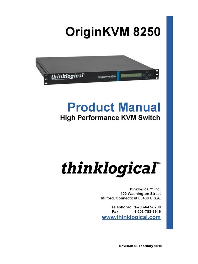 Thinklogical OriginKVM 8250 product manual
