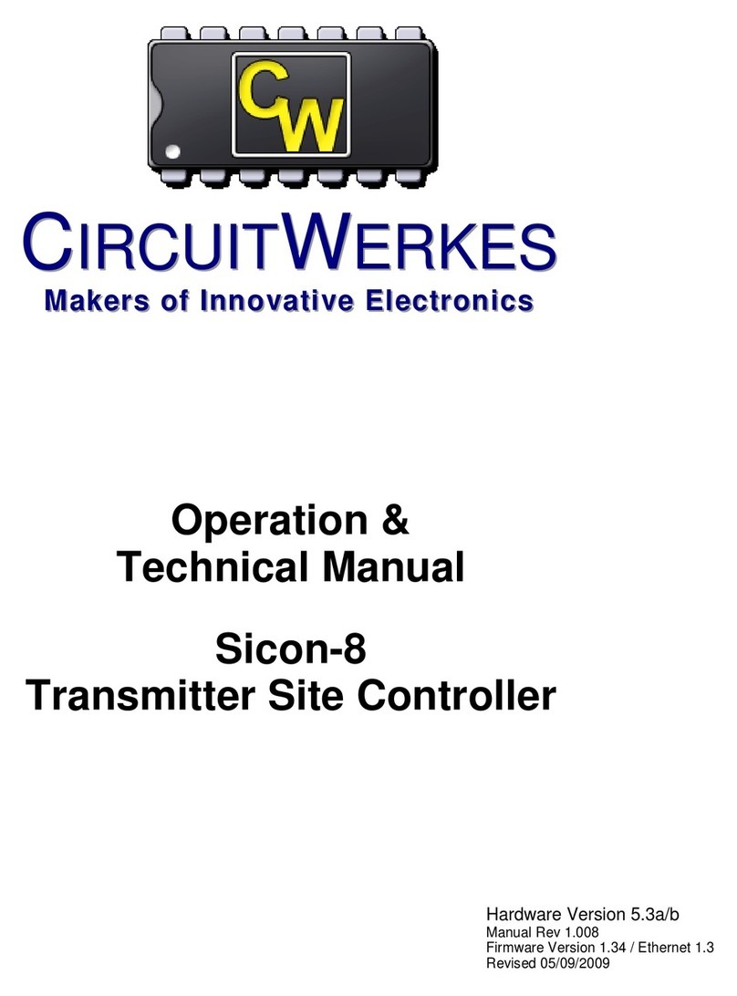 CircuitWerkes Sicon-8 Operation & technical manual