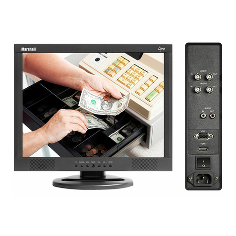 Marshall Electronics Lynx LCD Monitor User manual