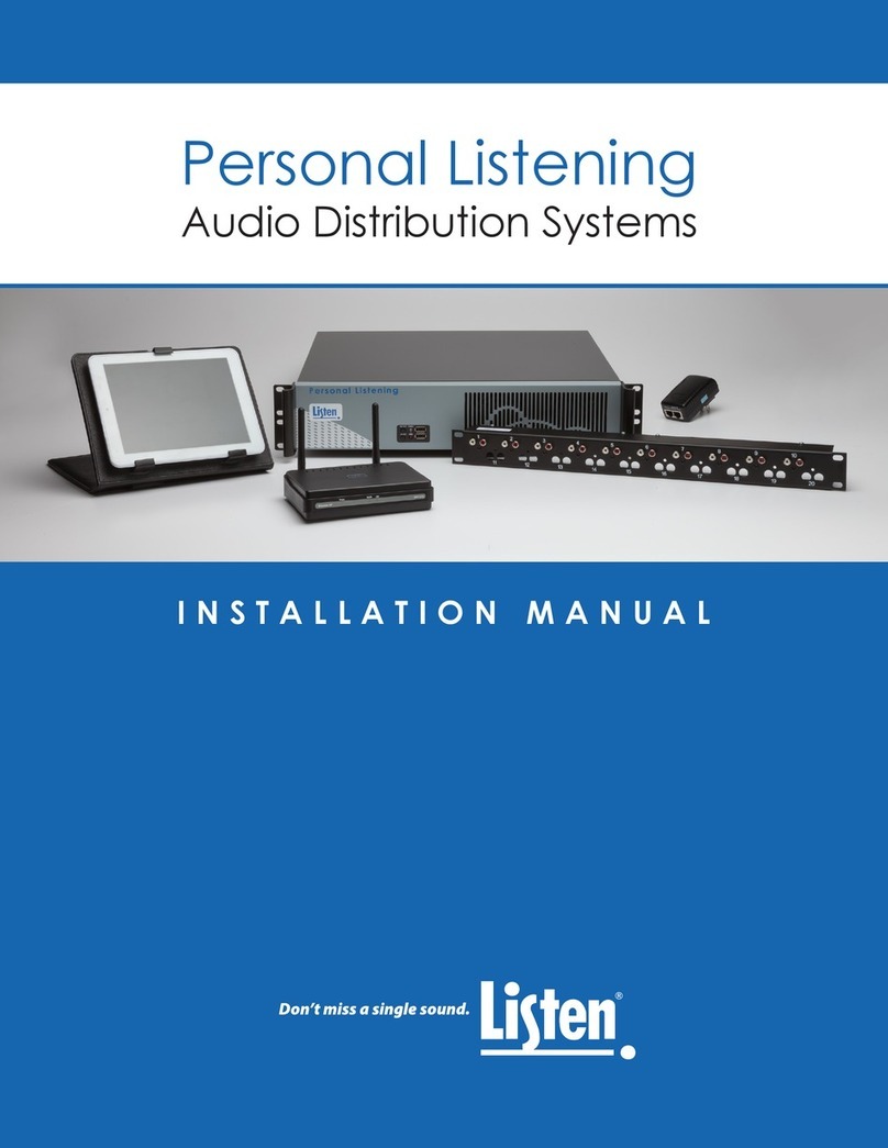 Listen Personal Listening installation manual