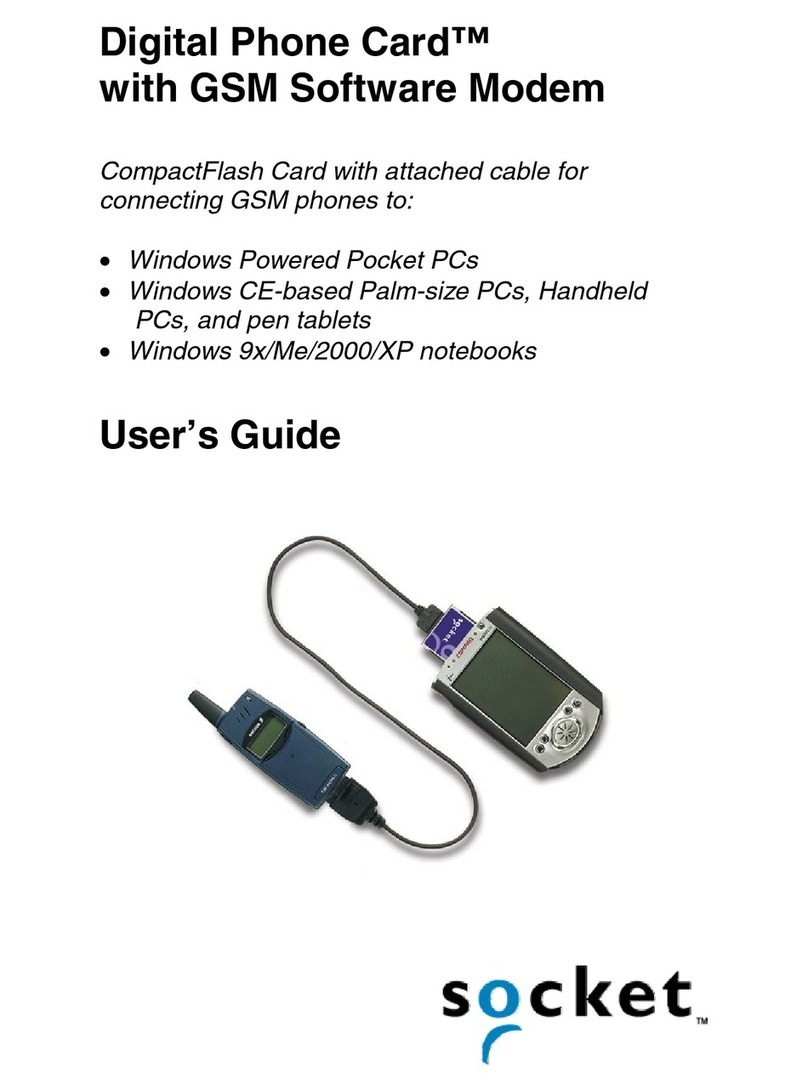 Socket Digital Phone Card user guide
