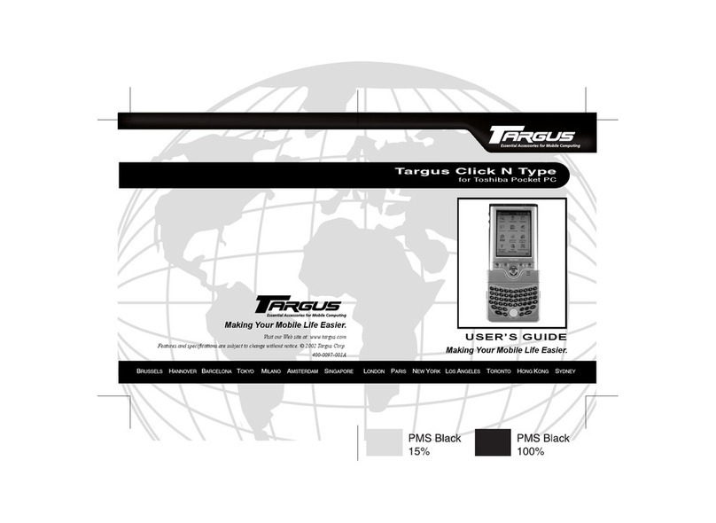 Targus Click N Type User manual