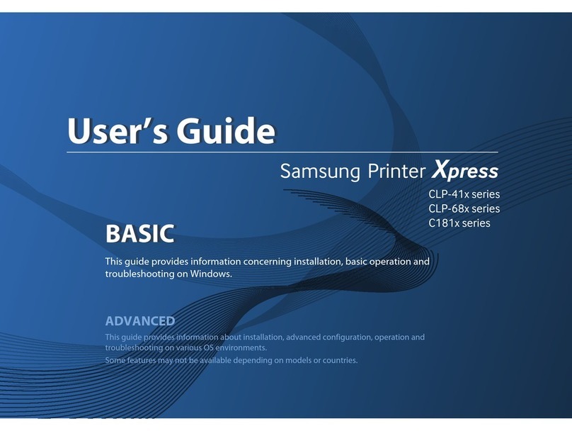Samsung CLP-41x series User manual