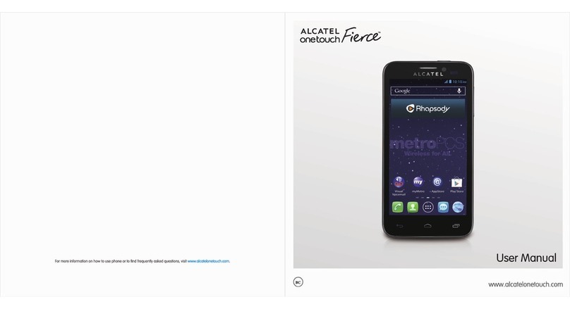 Alcatel Fierce user manual
