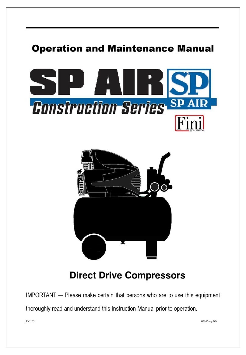 Sp Air Construction Series Operation and maintenance manual