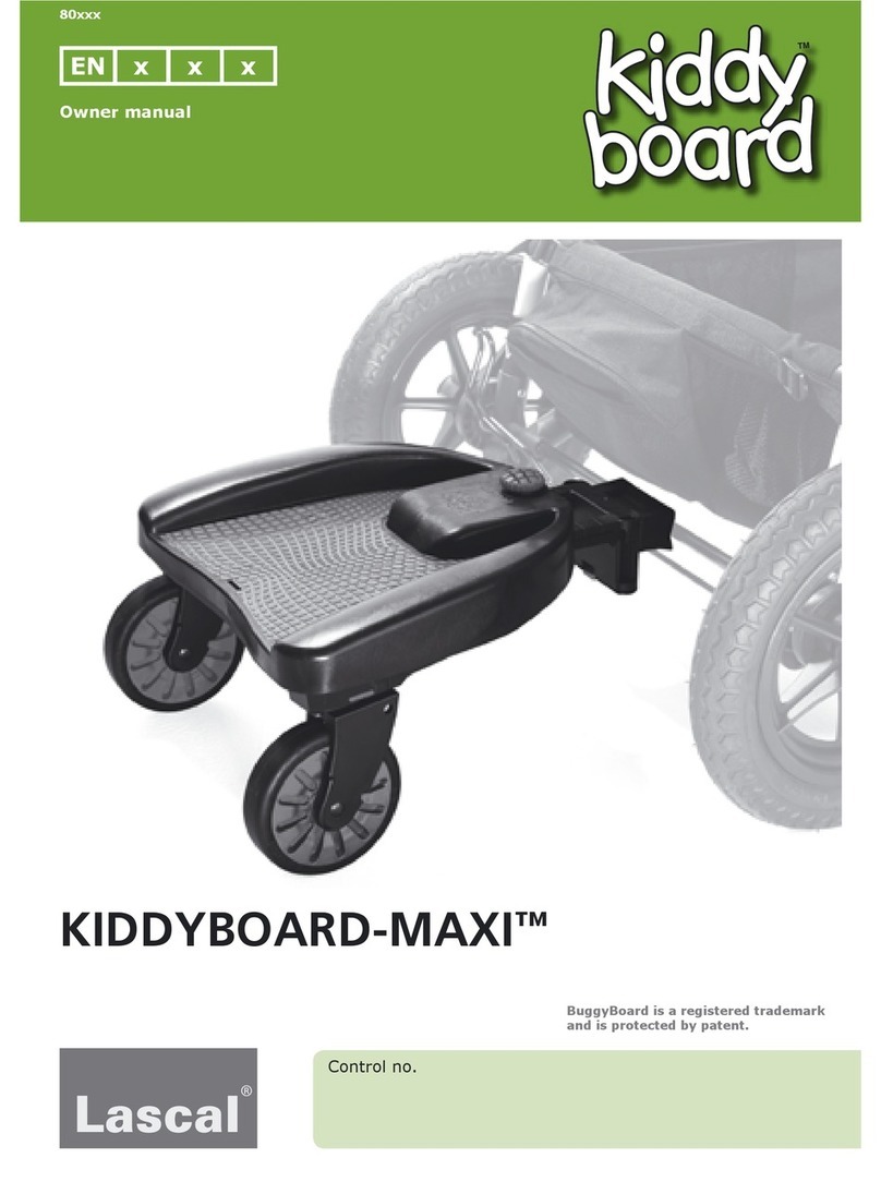 Lascal KIDDYBOARD-MAXI User manual