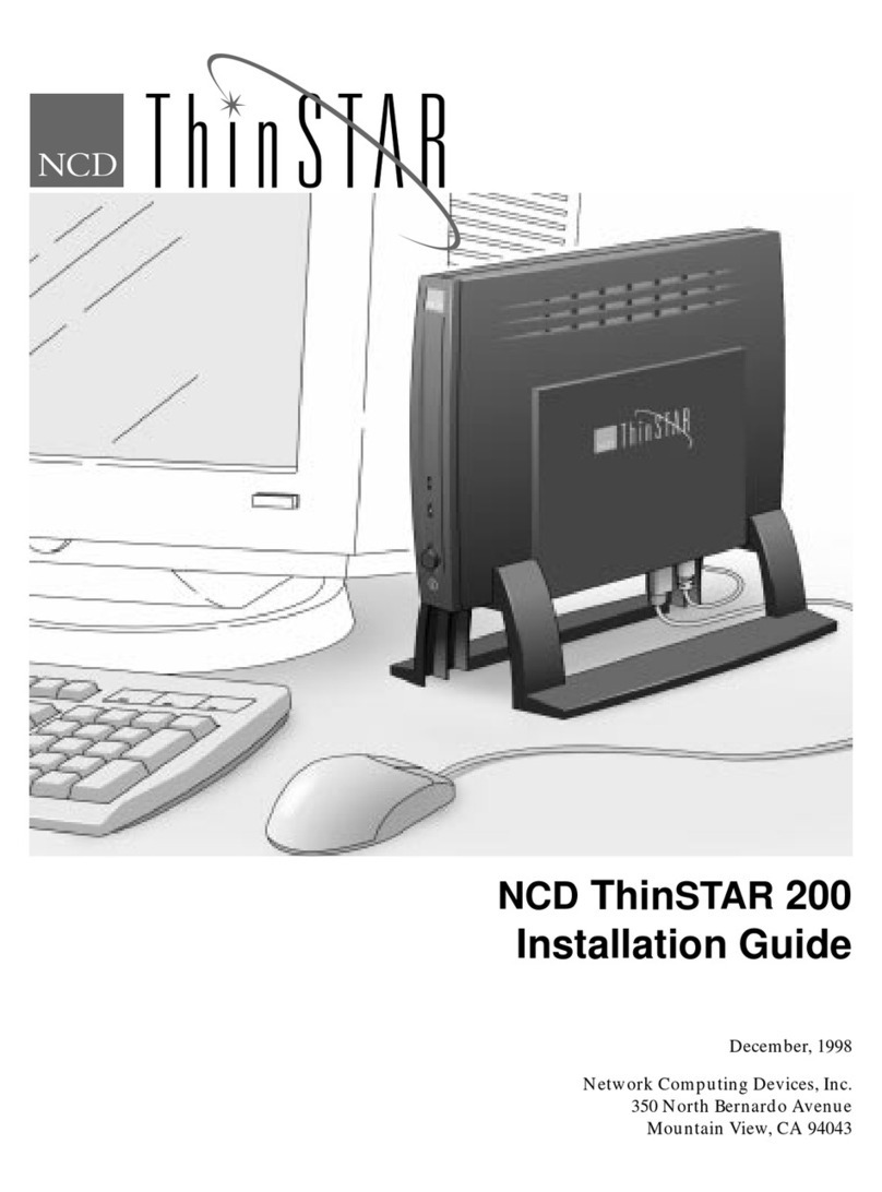 NCD ThinSTAR 200 installation guide