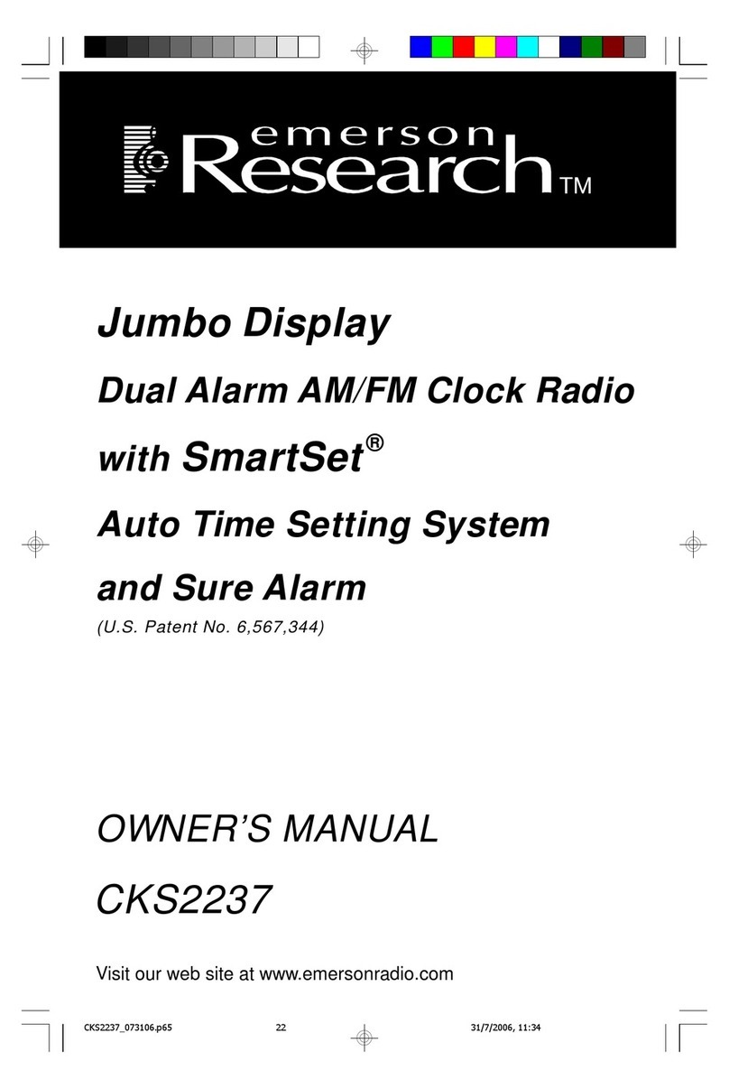 Emerson Research CKS2237 User manual Emerson Research CKS2237 User manual