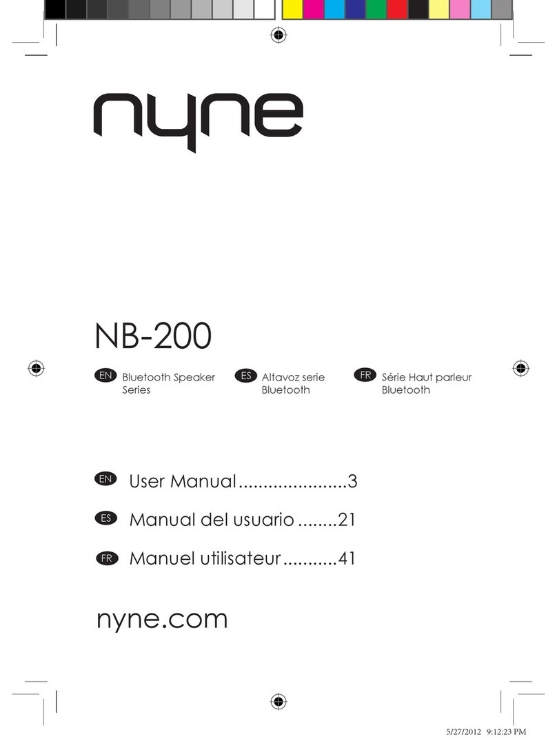 Nyne NB-200 User manual Nyne NB-200 User manual