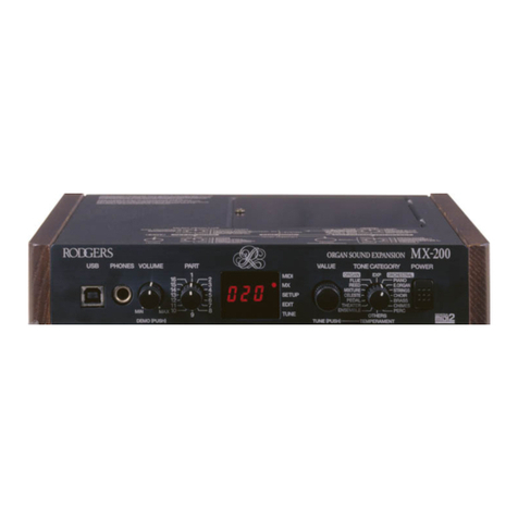 Rodgers MX-200 owner's manual