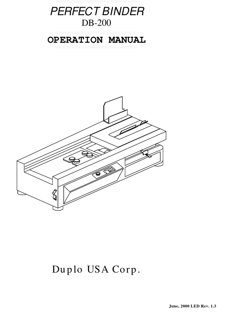 Duplo DB-200 User manual