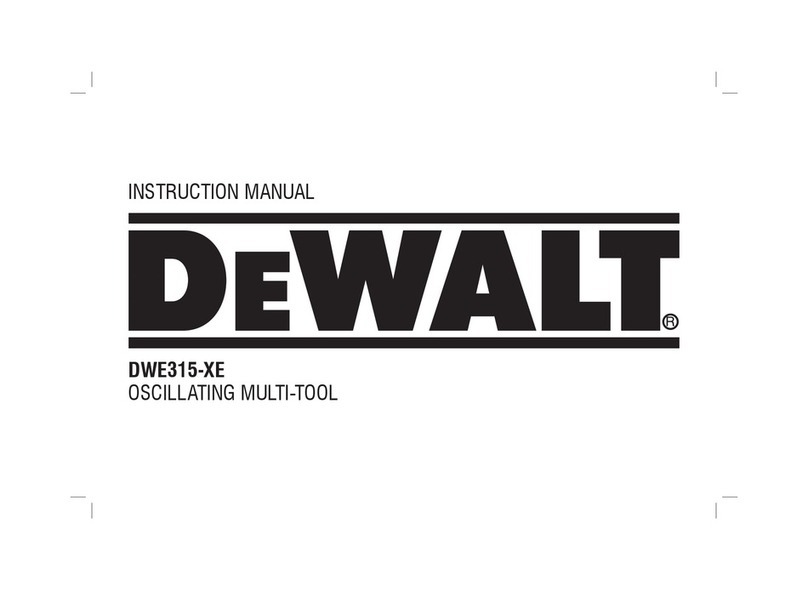DeWalt DWE315-XE instruction manual