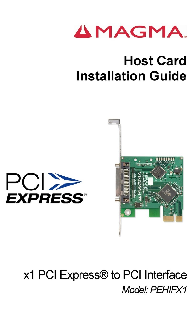 Magma PEHIFX1 User manual