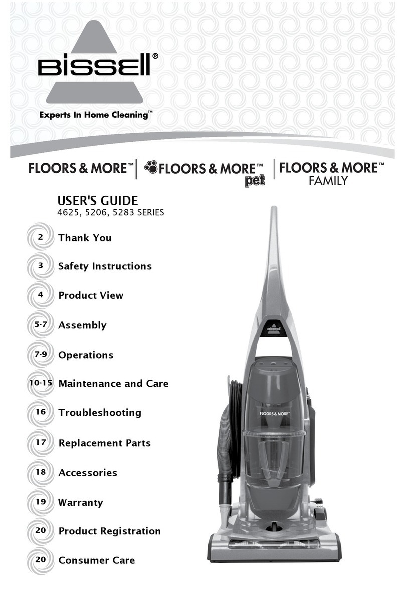 Bissell 4625 Series user guide